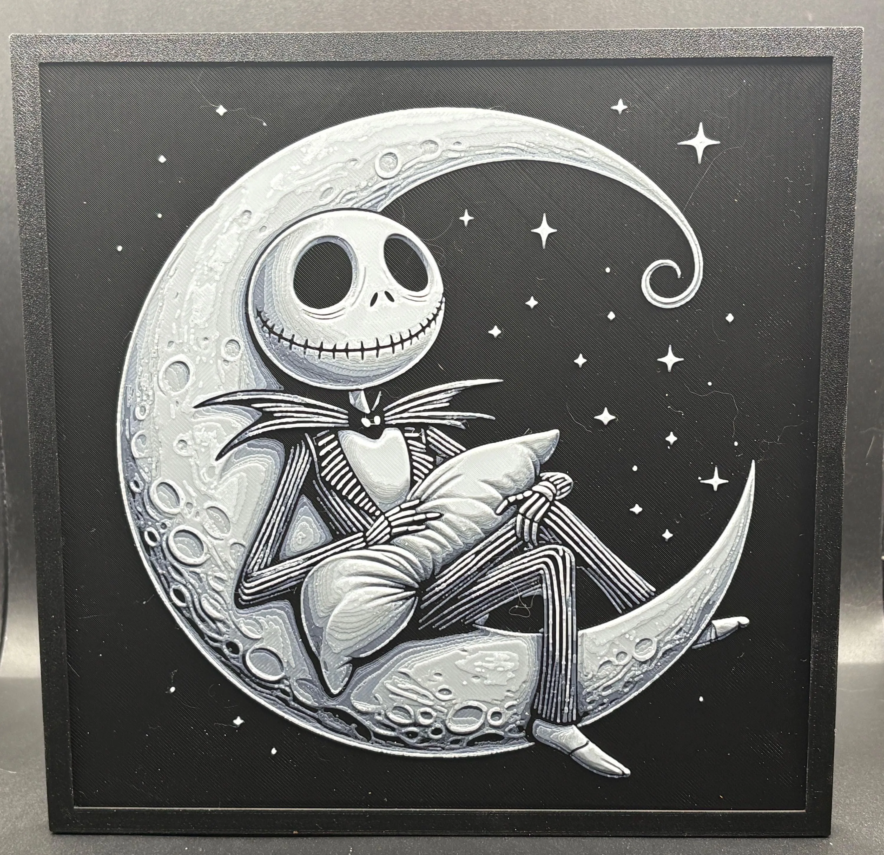 Jack Skellington Moon Wall Art