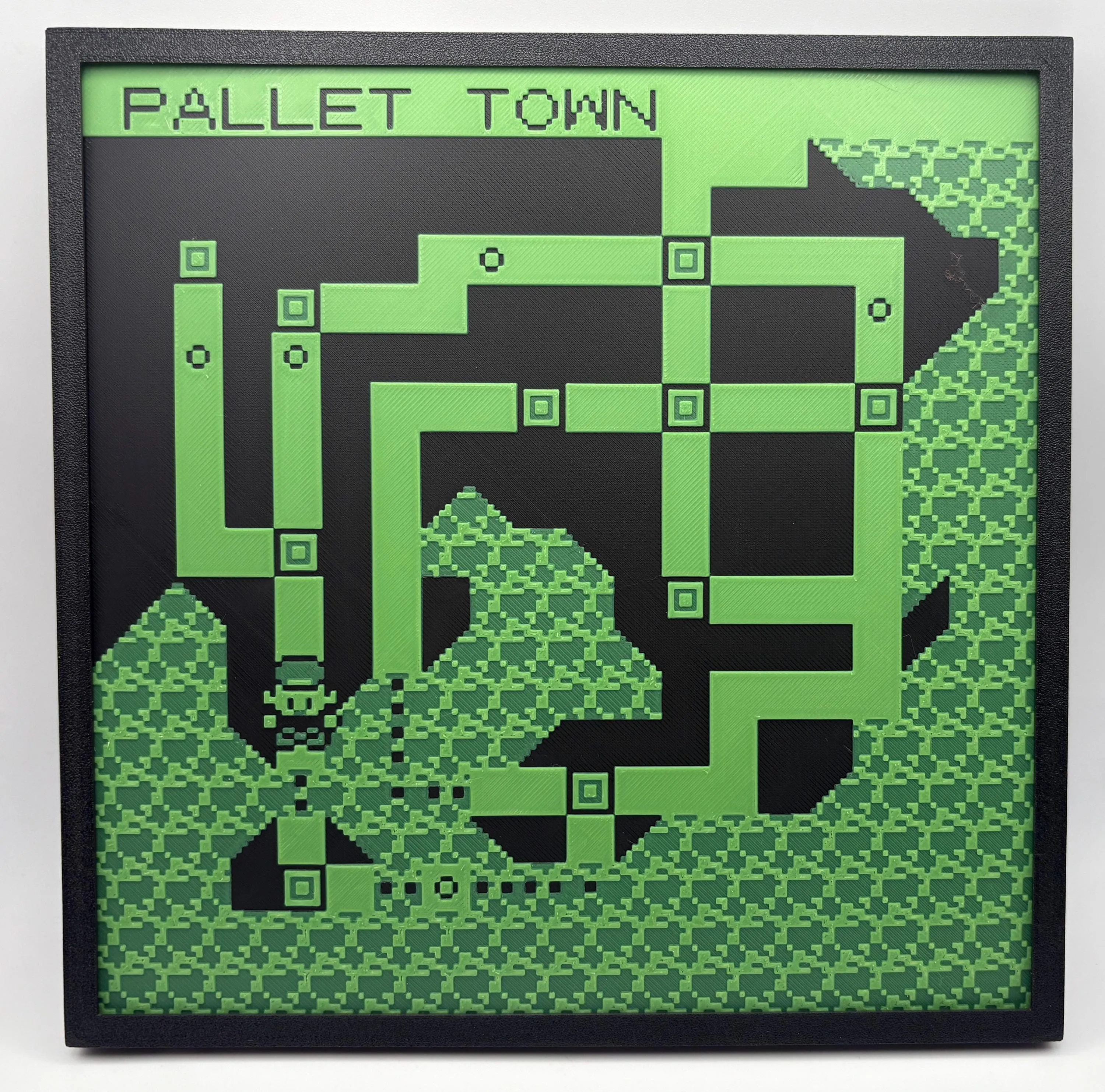 Kanto Region Map 3D Wall Art