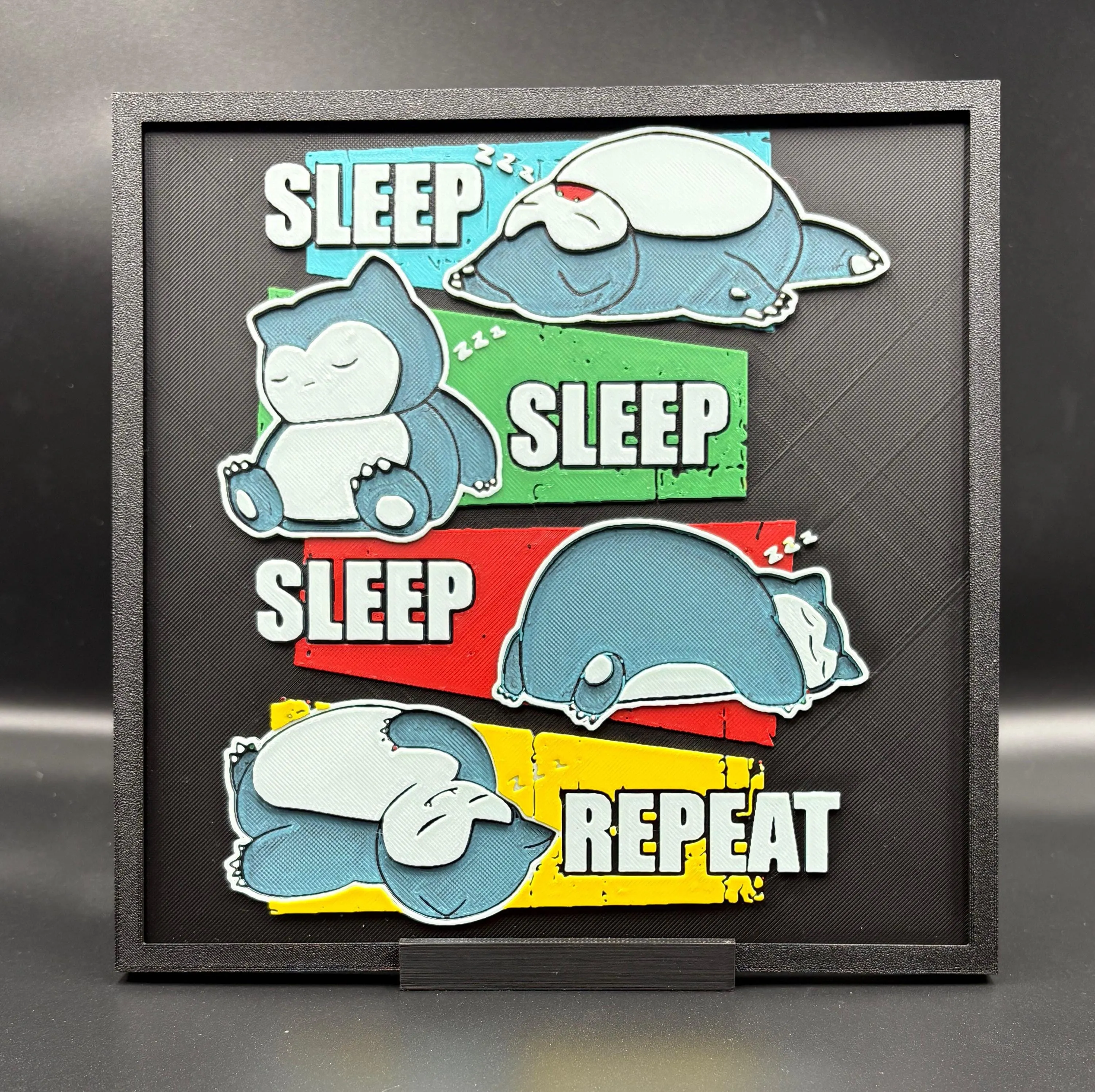 Snorlax Sleep Print